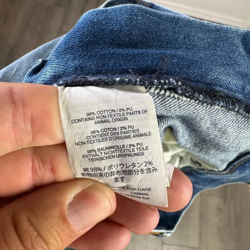 J.Crew 484 Slim-Fit Stretch Jeans Mens Sz 32x32 Blue Whitford Wash Straight Leg
